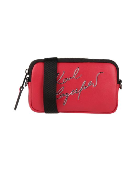 Karl Lagerfeld Red Cross-body Bag