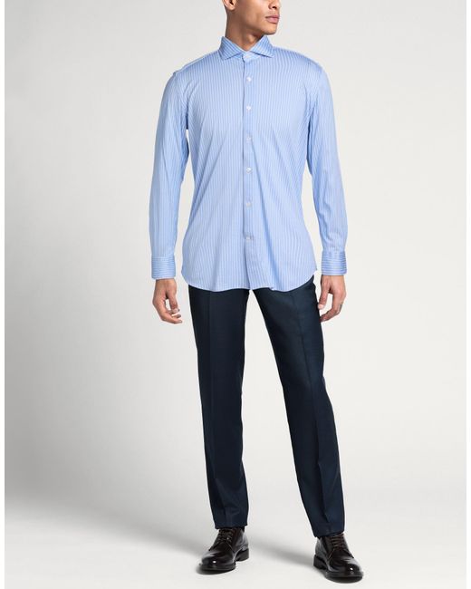 Camisa Sonrisa de hombre de color Blue