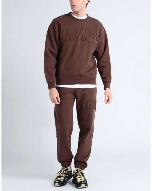 Market Brown Sweatshirt for men