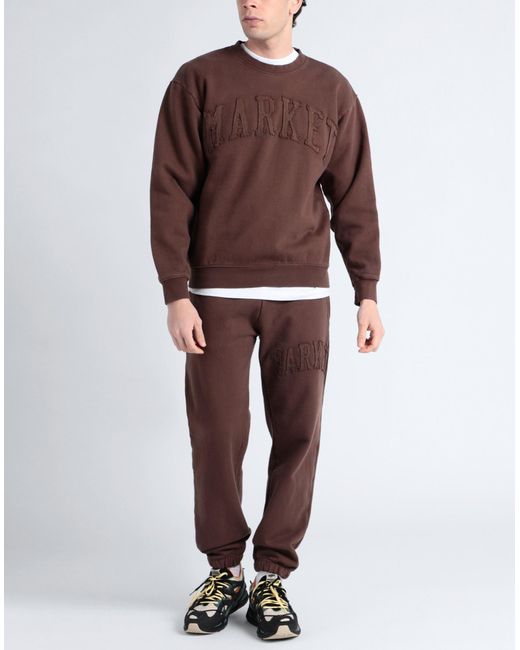 Market Brown Sweatshirt for men