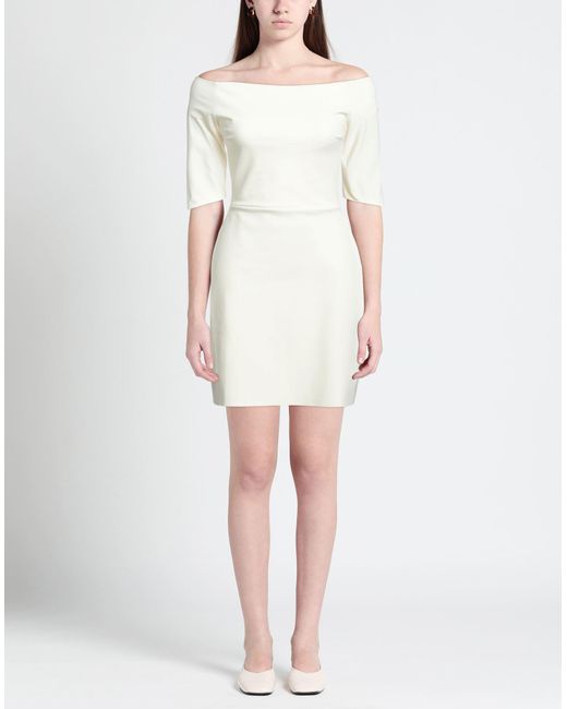 La Petite Robe Di Chiara Boni White Mini Dress