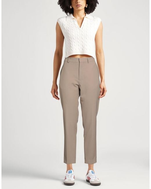 AMI Natural Pants Polyester, Virgin Wool