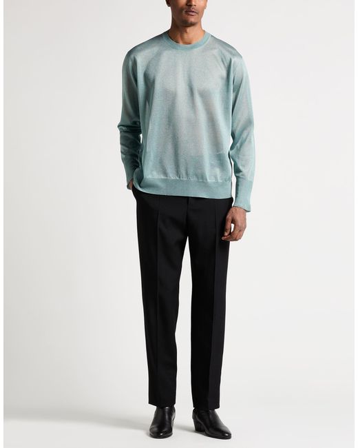 Dolce & Gabbana Blue Sweater Polyester for men