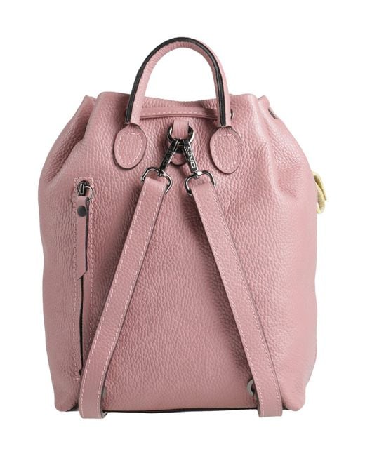 Gabs Pink Backpack Calfskin