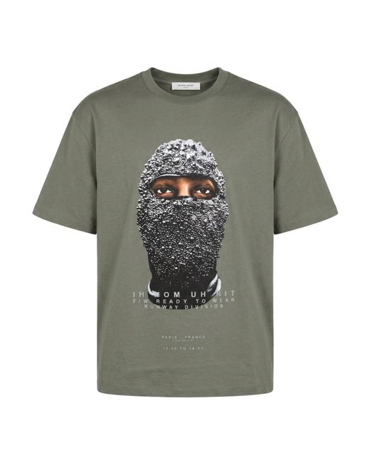 Ih Nom Uh Nit Gray T-Shirt Cotton for men