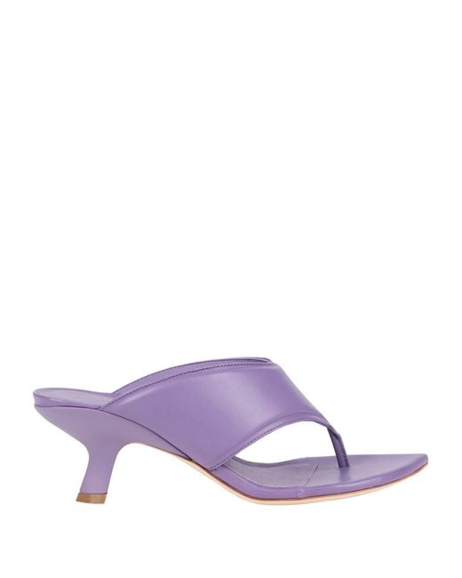 Vic Matié Purple Thong Sandal