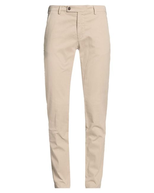 Berwich Natural Vissuto Sand Pants Cotton, Elastane for men
