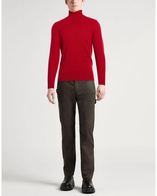 Drumohr Red Turtleneck for men