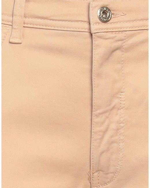 Trussardi Natural Pants Cotton, Elastane