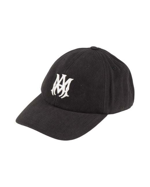 Amiri Black Hat Cotton for men