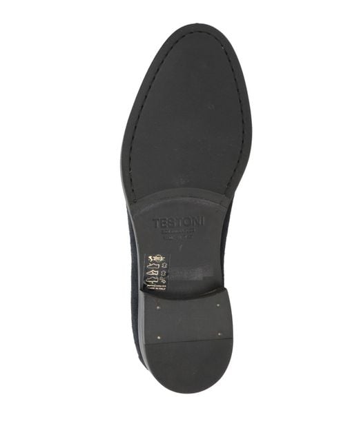 Testoni Black Loafer for men