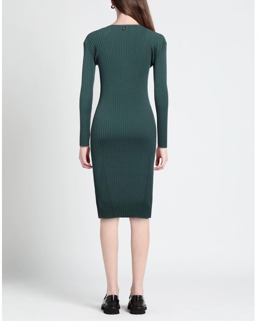 SIMONA CORSELLINI Green Midi Dress