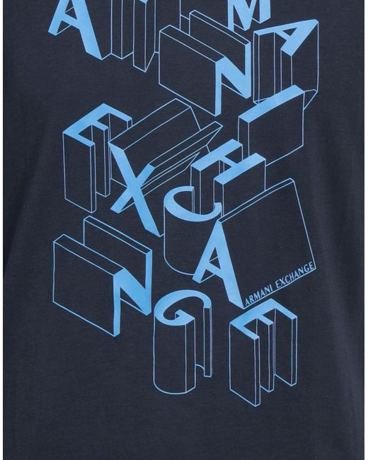 Armani Exchange Blue T-shirt for men