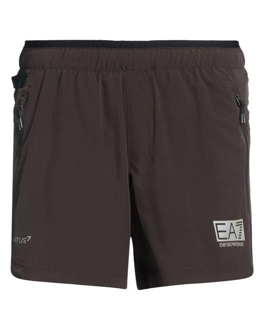 EA7 Black Shorts & Bermuda Shorts for men