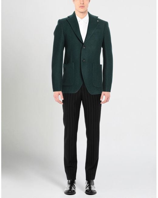 Officina 36 Green Blazer for men