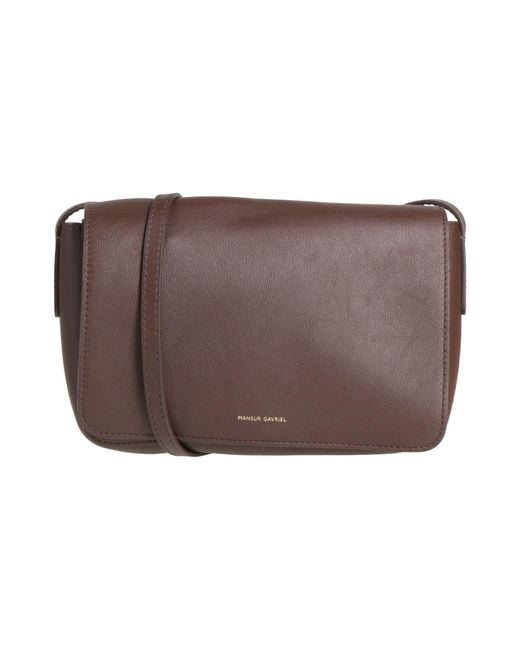 Mansur Gavriel Brown Cross-Body Bag