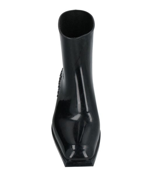 Acne Black Ankle Boots Rubber