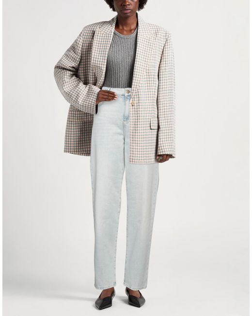 Pinko White Jeans Cotton