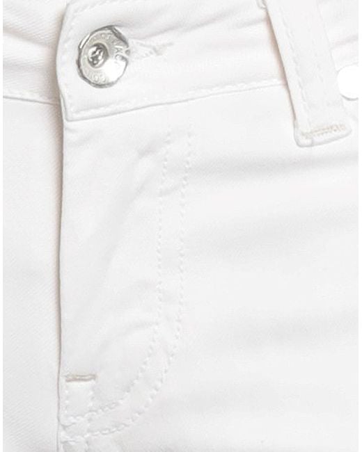 Jacob Cohen White Pants Cotton, Polyamide, Elastane