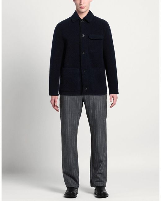 Montedoro Blue Coat Polyester, Virgin Wool, Elastane for men