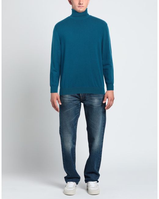 Diktat Blue Turtleneck for men