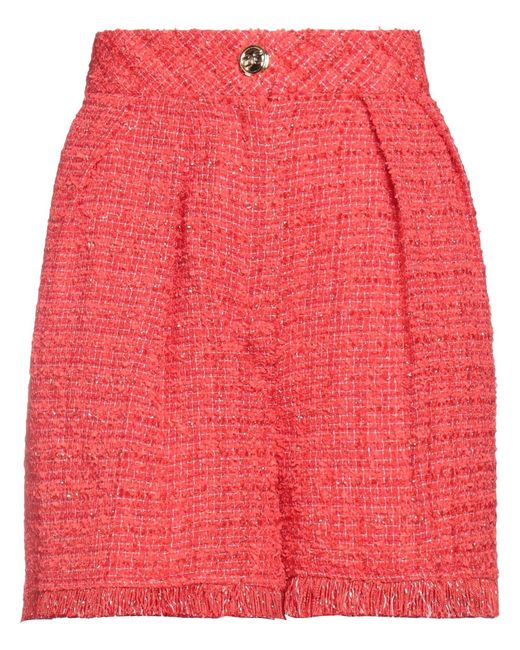 Elisabetta Franchi Red Shorts & Bermuda Shorts
