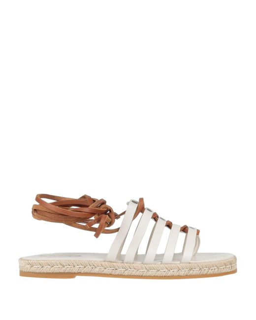 Tod's White Espadrilles