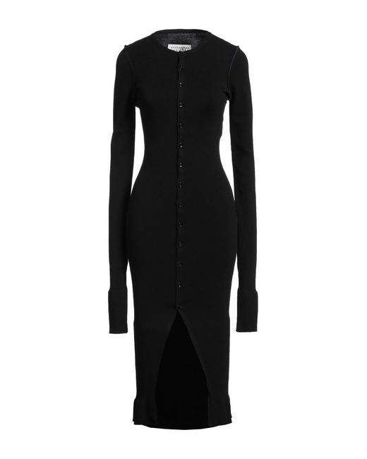 MM6 by Maison Martin Margiela Black Midi Dress