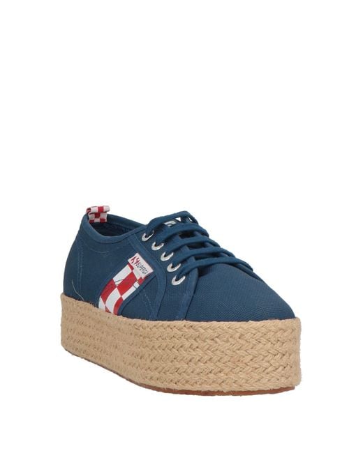 Superga Blue Espadrilles