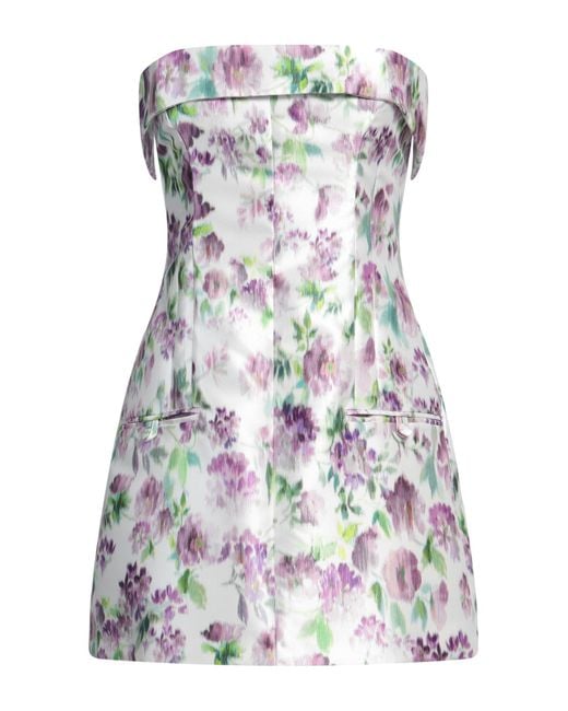 Philosophy Di Lorenzo Serafini White Mini Dress Polyester