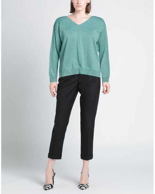 SEVENTY VENEZIA Green Sweater Viscose, Polyester