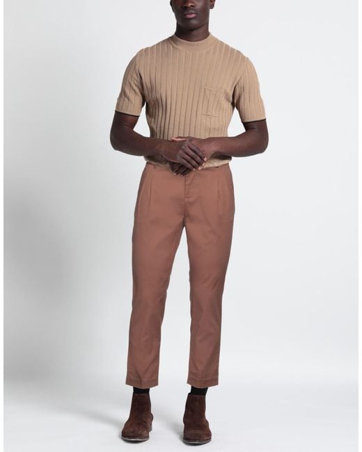 Daniele Alessandrini Brown Pants for men