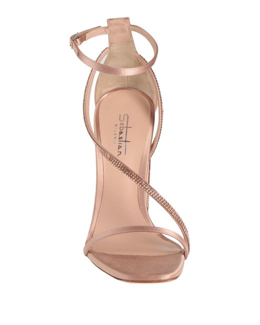 Sebastian Milano White Sandals