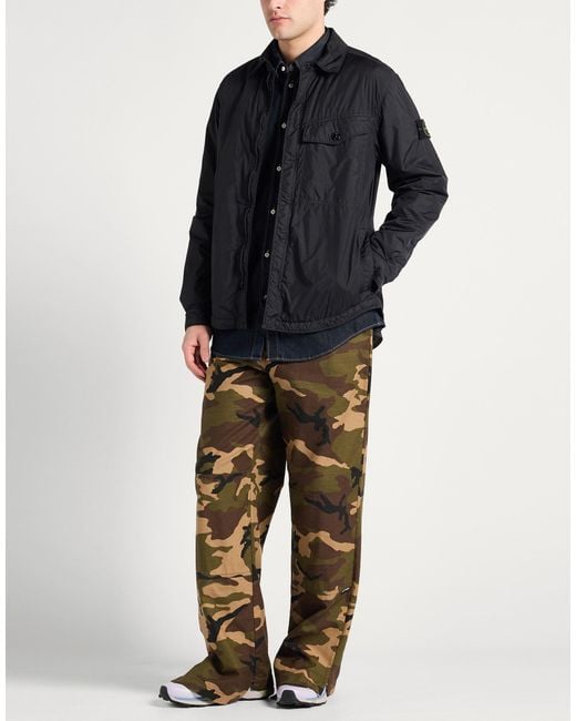 Stone Island Black Jacket Polyamide for men