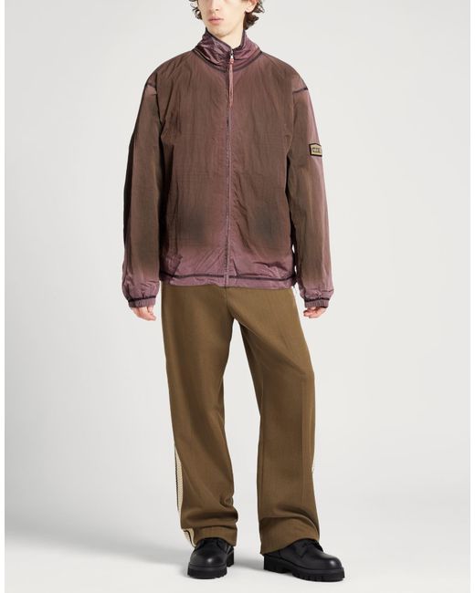 Aries Brown Jacket Polyamide for men