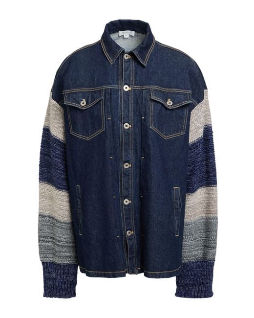 Crossley Blue Denim Outerwear Cotton, Elastane