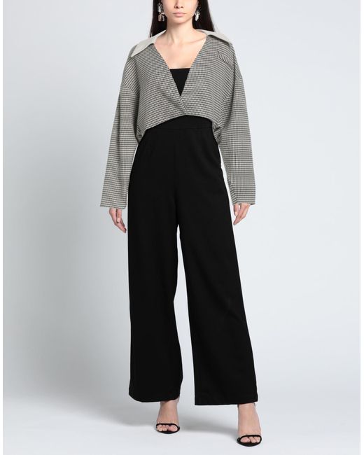 Soallure Gray Jacket Polyester, Rayon, Elastane