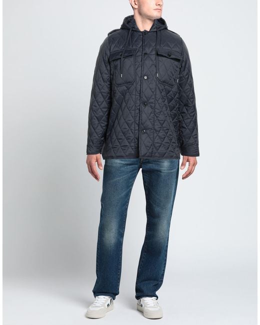 Daniele Alessandrini Blue Down Jacket for men