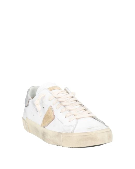 Philippe Model White Sneakers Leather for men