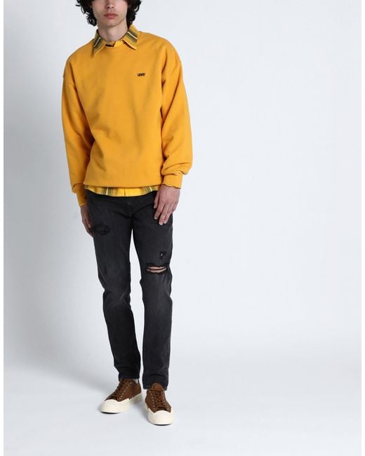Levi's Yellow Sweatshirt for men