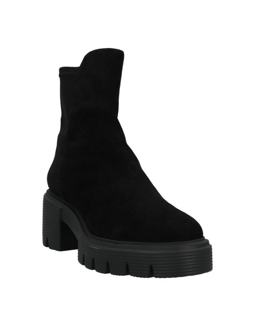 Stuart Weitzman Black 5050 Soho Ankle Boots