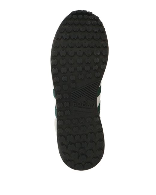 Hogan White Sneakers Leather, Textile Fibers for men