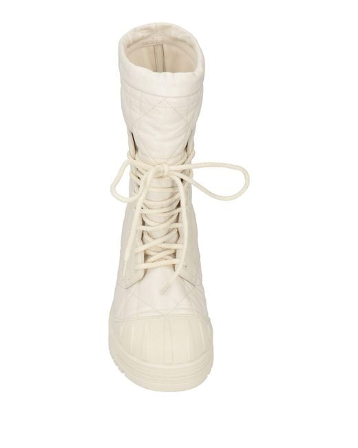 Dior White Ankle Boots