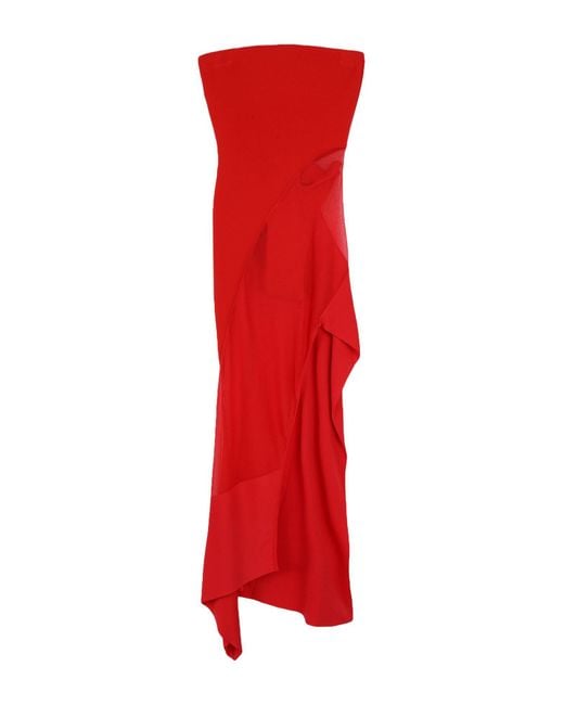 Mugler Red Mini Dress