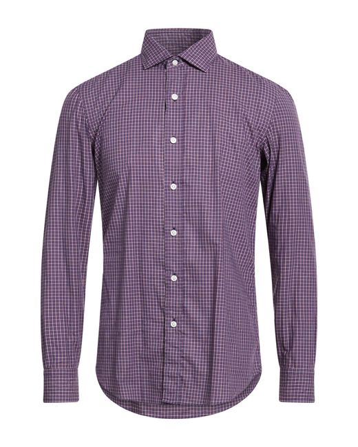 Salvatore Piccolo Purple Shirts for men