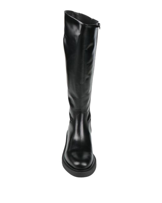 Carmens Black Boot Leather