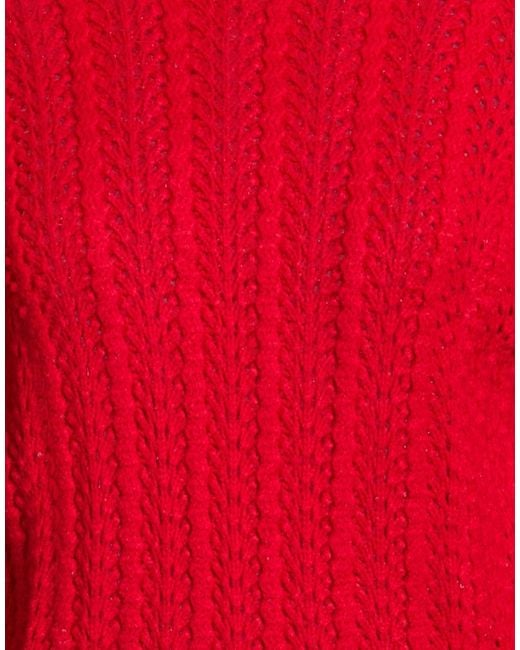 Haveone Red Turtlenecks