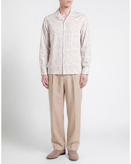 Brunello Cucinelli White Shirt Cotton for men