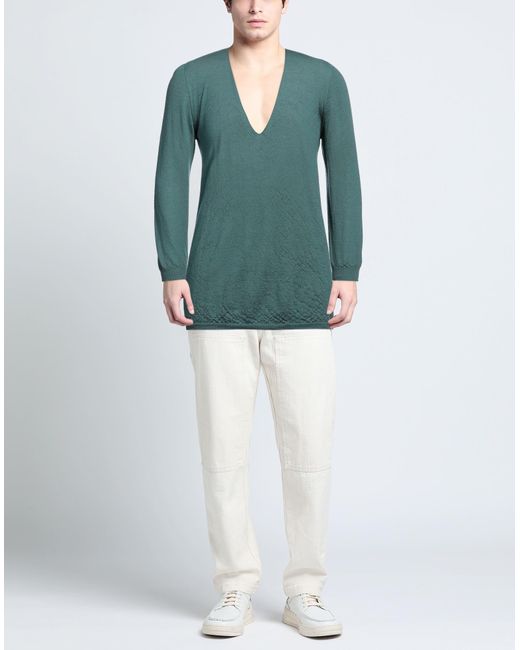 Rick Owens Green Sweater for men