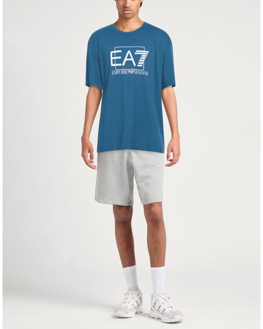 EA7 Blue T-Shirts for men